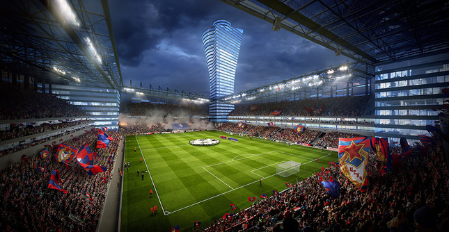 CSKA arena by Cubic Meter