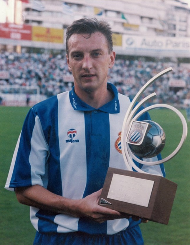 Дмитрий Кузнецов в составе «Эспаньола». 1993 год
