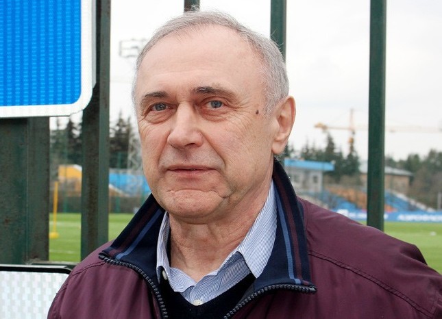 Олег Долматов на стадионе «Октябрь» в Москве